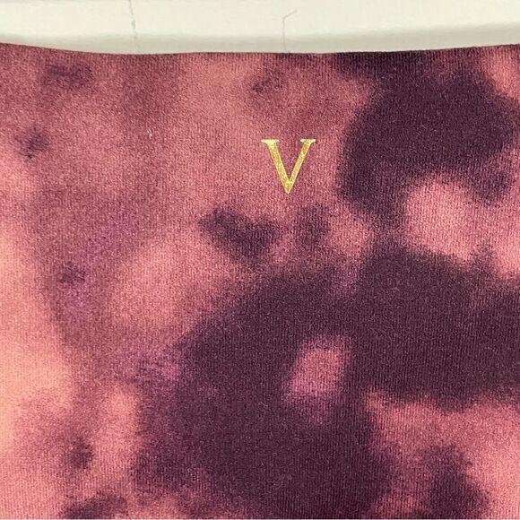 NWT Victoria’s Secret Flow On Point Leggings‎ Purple Pink Brown Size 2 - Picture 6 of 9